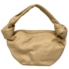 【在庫一掃】 ボッテガヴェネタ ハンドバッグ レディース ダブルノット BOTTEGAVENETA レザー ブラウン 茶 ゴールド金具【中古品】