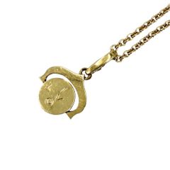 【在庫一掃】 カルティエ ネックレス レディース アイラブユー ペンダントトップ ジュエリー アクセサリー アジャスター付き Au750 18金YG CARTIER K18イエローゴールド ゴールド 約13.8g【中古品】