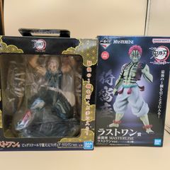 D50904 미개봉 이치방쿠지 鬼滅の刃 ラストワン賞 宇髄天元 ビッグスケール & 猗窩座 フィギュア