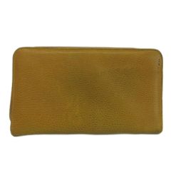 ロエベ LOEWE トラベルケース オーガナイザー 牛革 レザー ラウンドファスナー ロゴ 茶色 ブラウン /XZ ■GY11
