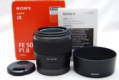 ★ 상태좋음 SONY 표준 단초점 렌즈 풀 사이즈 FE 50mm F1.8 소니★