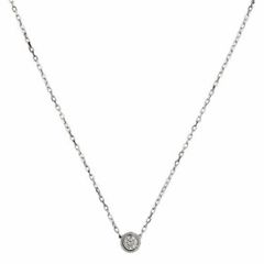 Cartier カルティエ ダムール ペンダント ラージモデル ネックレス B7215400 ブリリアントカット ホワイトゴールド K18WG 18KWG 750WG ダイヤモンド レディース