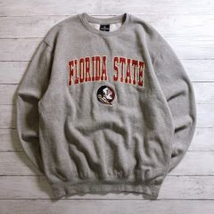 대학 로고 COLOSSEUM FLORIDA STATE SWEATSHIRT 콜로세움 회색 회색 杢 플로리다 스테이트 세미놀스 대학 로고 크루넥 스웨트 헌 옷 #26505