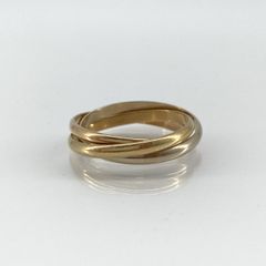 CARTIER（カルティエ） トリニティ スモール ＃12号 750 リング・指輪 3.81g イエローゴールド×ピンクゴールド×ホワイトゴールド