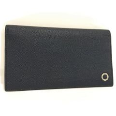 BVLGARI 財布 レザー ネイビー