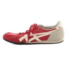 オニツカタイガー Onitsuka Tiger SERRANO セラーノ スニーカー シューズ US6 24.5cm 赤 レッド TH109L /MI ■GY12