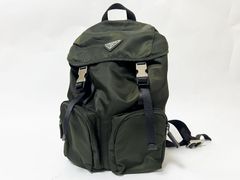 PRADA プラダ リュック バックパック リュックサック VELA ナイロン カーキブラウン EBANO BZ0023