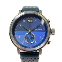 Paul Smith ポールスミス クロノグラフ クォーツ メンズ 腕時計 ブルー文字盤 本体のみ YA80-S097509