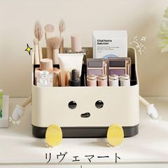 メイクボックス 小物入れ メイクブラシ リップ チーク ファンデーション アイシャドー ジュエリー 香水 多機能 収納ボックス 可愛いキャラクター