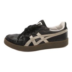 オニツカタイガー Onitsuka Tiger GSM スニーカー シューズ ローカット レザー 23.5 黒 ブラック 1183A353 /FF ■GY53