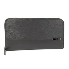 BVLGARI セルペンティ スカリエ マン ラウンドファスナー長財布 レザー ブラック 282778