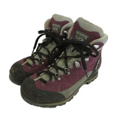 スカルパ SCARPA ミトス MF GTX Mythos MF GTX トレッキングシューズ 登山靴 スエード ゴアテックス US7.5 24.5cm 紫 パープル グレー /XZ ■GY73