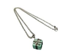 TIFFANY＆Co ティファニー ネックレス ブルーボックス シルバー ブルー系 SV925 レディース ペンダント 美品