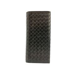 BOTTEGA VENETA ボッテガべネタ 長財布 イントレチャート 120697 ダークブラウン レザー メンズ 札入れ