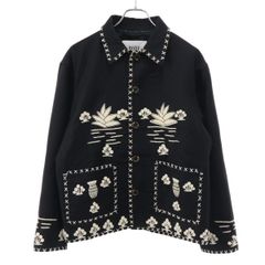 BODE ボーディー 21AW Desert Wool Souvenir Jacket ウールジャケット ブラック XS/S
