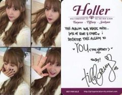 【中古】コレクションカード(女性) 少女時代/Tiffany(ティファニー)CD「Holler」(韓国盤)特典トレカ