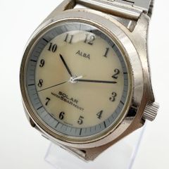 稼働 ALBA アルバ SEIKO セイコー メンズ腕時計 ソーラー 5BAR