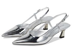 スチュアート ワイツマン レディース シューズ ヒール Stuart Weitzman Vinnie 50 Slingback Silver シルバー