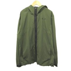 オークリー OAKLEY マウンテンパーカー ジャケット フード ジップアップ XXL カーキ MD ■ECD009