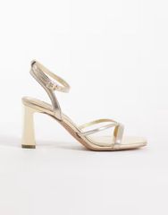 アルド レディース シューズ サンダル アンクル ヒール Aldo Stellare heeled sandals with ankle strap GOLD ゴールド