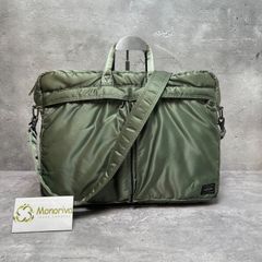 PORTER 포터 유조선 2WAY ビジネスバッグ セージグリーン G2-1498
