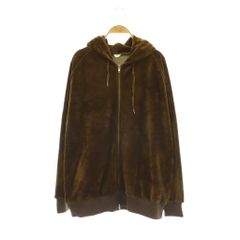 フォーワンセブンバイエディフィス 417byEDIFICE 25AW コーディロイ カラーライニング ジップパーカー L 茶 ブラウン /HS
