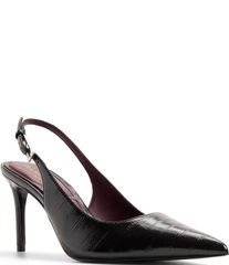 アルド レディース シューズ ヒール ALDO Syliaah Embossed Slingback Pumps Black ブラック