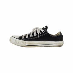 コンバース CONVERSE CANVAS ALL STAR OX ローカットスニーカー オールスター キャンバス 24.5cm 黒 ブラック 32160321 ■GY78