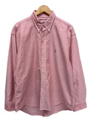 RALPH LAUREN ラルフローレン YARMOUTH 長袖ボタンダウンシャツ ポニー刺繡 90S 00S 古着 ビンテージ 16 1/2-35 サーモンピンク系 メンズ 199