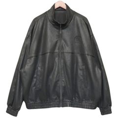 PARIS SAINT-GERMAIN　パリサンジェルマン　2025年モデル　JP PIPING TOP Synthetic Leather　フェイクレザージャケット　ブルゾン　25011340300140　8054000261208