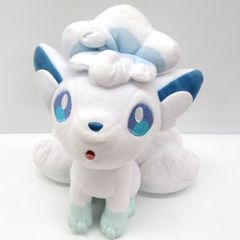 ポケットモンスター アローラロコン ぬいぐるみ ホワイト ライトブルー キャラクターグッズ 포켓몬 センター公式 汚れあり 布タグちぎれ