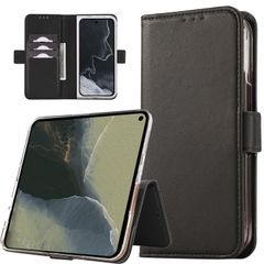 GYOKUYU 手帳型ケースfor Google Pixel 11 Pro Foldケースpuレザー 財布型 グーグル ピクセル11 プロ フォールド 携帯カバー ヒンジ保護 スタンド機能 シンプルデザイン 操作便利 カード収納機能(ブラック)