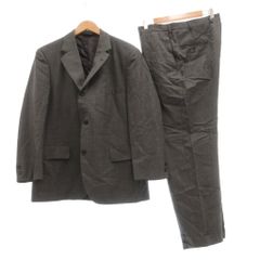 ブルックスブラザーズ BROOKS BROTHERS スーツ セットアップ テーラードジャケット パンツ スラックス カシミヤ混 背抜き 41sht 35w 35w グレー /MG ■ECF009