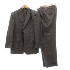 ブルックスブラザーズ BROOKS BROTHERS スーツ セットアップ テーラードジャケット ブレザー パンツ スラックス ウール 背抜き センターベント 40sht 34w グレー /MG ■ECF009