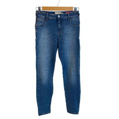 エメットブラウン Emmett Brown デニム ジーンズ X-Melissa super skinny 総柄 メタリック スキニー デニムパンツ 27 インディゴブルー /EH ■ECF005
