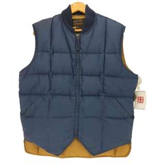 エディーバウアー Eddie Bauer 80~90s 黒タグ後期 PREMIUM QUALITY GOOSE DOWN グースダウンベスト メンズ import：M