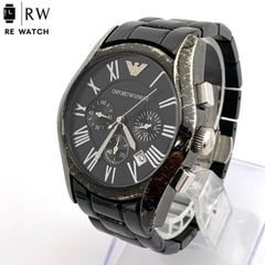 중고 Emporio Armani AR-1400 クロノグラフ 손목시계