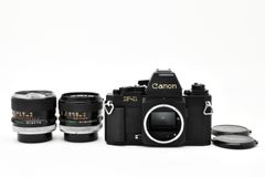 ★完動品★ Canon キャノン NEW F-1 ボディ AEファインダー FD 50mm F1.4 S.S.C ＆ FD 24mm F2.8 MF フィルム一眼レフカメラ レンズセット ＃5531