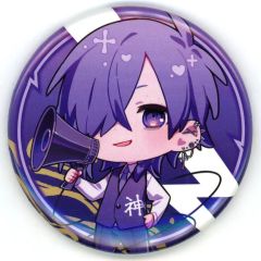 중고 バッジ・ピンズ ゆきむら。 SD メガホン 世界統一缶バッチ 「お前ら待たせたな。これが俺のマニフェスト2024」