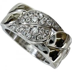 10号 【CARTIER/カルティエ】ラドーニャ ダイヤモンド リング・指輪 K18WGホワイトゴールド 18金 14.9g 50 レディース 【中古】【真子質店】【BL】