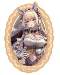 중고 シール・ステッカー クラウン 等身 ダイカットステッカー 「勝利の女神：NIKKE× and GALLERY Collaboration Cafe 第4弾」 グッズ購入特典