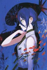 중고 ポストカード レゼ 描き下ろし ポストカード 「劇場版『 체인소맨 レゼ篇』」 MAPPA EXPO 15th Anniversary展示会限定グッズ