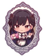 중고 シール・ステッカー マルチャーナ ミニキャラ ダイカットステッカー 「勝利の女神：NIKKE× and GALLERY Collaboration Cafe 第4弾」 グッズ購入特典