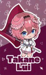 중고 キャラカード 鷹嶺ルイ ミニキャラトレカ 「バーチャルYouTuber ホロライブ ねぽっくす! ～ねぽらぼ×秘密結社holoX～ ランダム 쿠지 holoXVer.」