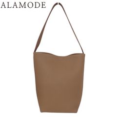 The Row(ザ・ロウ) Medium N/S Park Tote バッグ ショルダーバッグ レザー ダークトープ ブラウン茶 レディース 40802224017【中古】【アラモード】