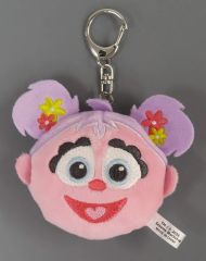 중고 ぬいぐるみマスコット・ぬいぐるみバッジ アビー フェイスマスコットチャーム 「キャラ福 쿠지 セサミストリート Blooming」 D賞