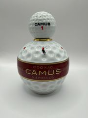 カミュ ナポレオン トロフィー ゴルフボール型 リモージュ 陶器ボトル コニャック ブランデー 未開栓 替栓付