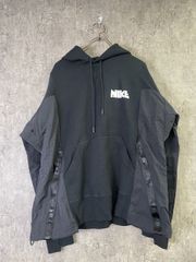 중고 NIKE ﾅｲｷ SACAI ｻｶｲ NRG PULLOVER HOODIE ﾌﾟﾙｵｰﾊﾞｰ ﾌｰﾃﾞｨｰ ﾌﾞﾗｯｸ M 33995307