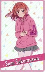 중고 キャラカード 桜沢墨 等身大 オリジナルカード 「彼女、お借りします×アトレ秋葉原」 対象ショップ利用特典