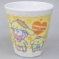 중고 マグカップ・湯のみ 十四松× 폼폼푸린 メラミンコップ 「おそ松× 산리오 キャラクターズカフェ」